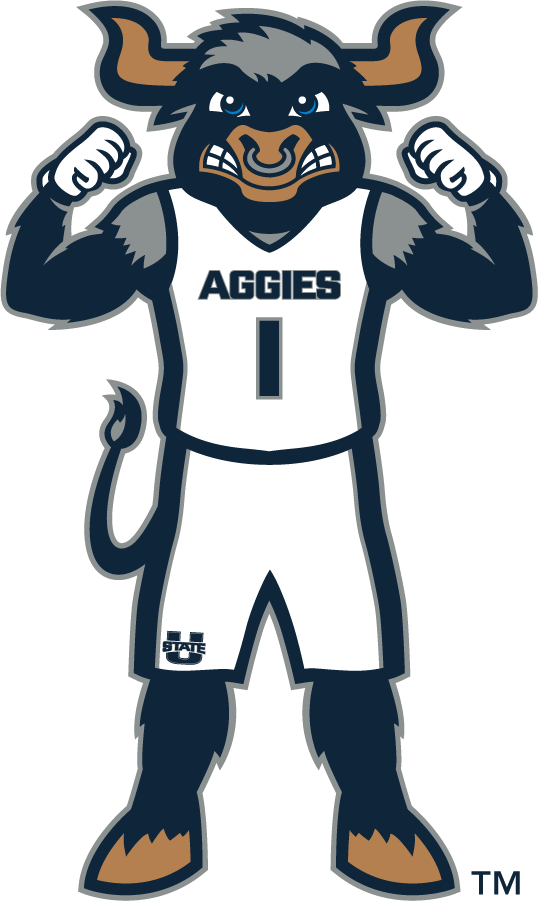 Utah State Aggies 2019-Pres Mascot Logo v3 t shirts iron on transfers
